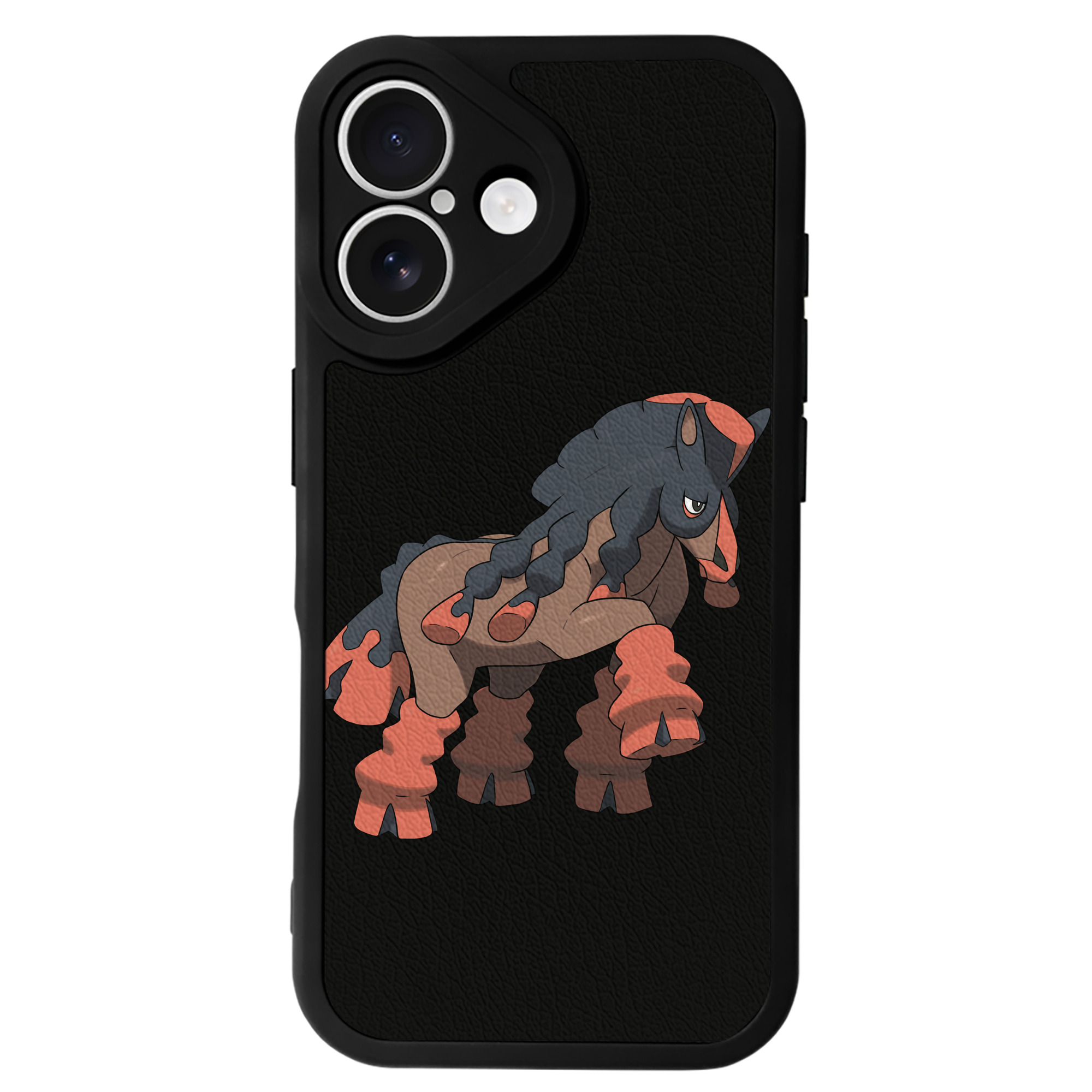 （画像用） ポケットモンスター Pokémon 【iPhone 16シリーズ対応】シリコンスマホケース（レザー調） 材質：シリコン